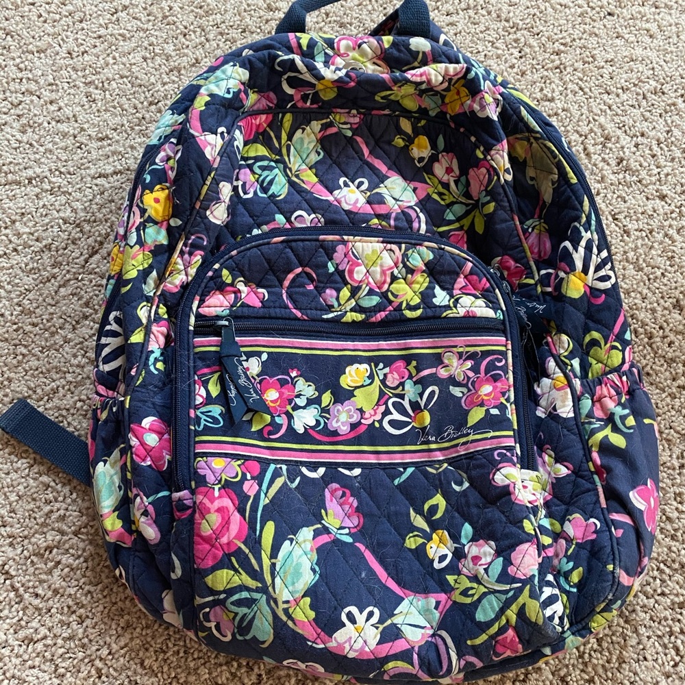 Vera Bradley floral backpack